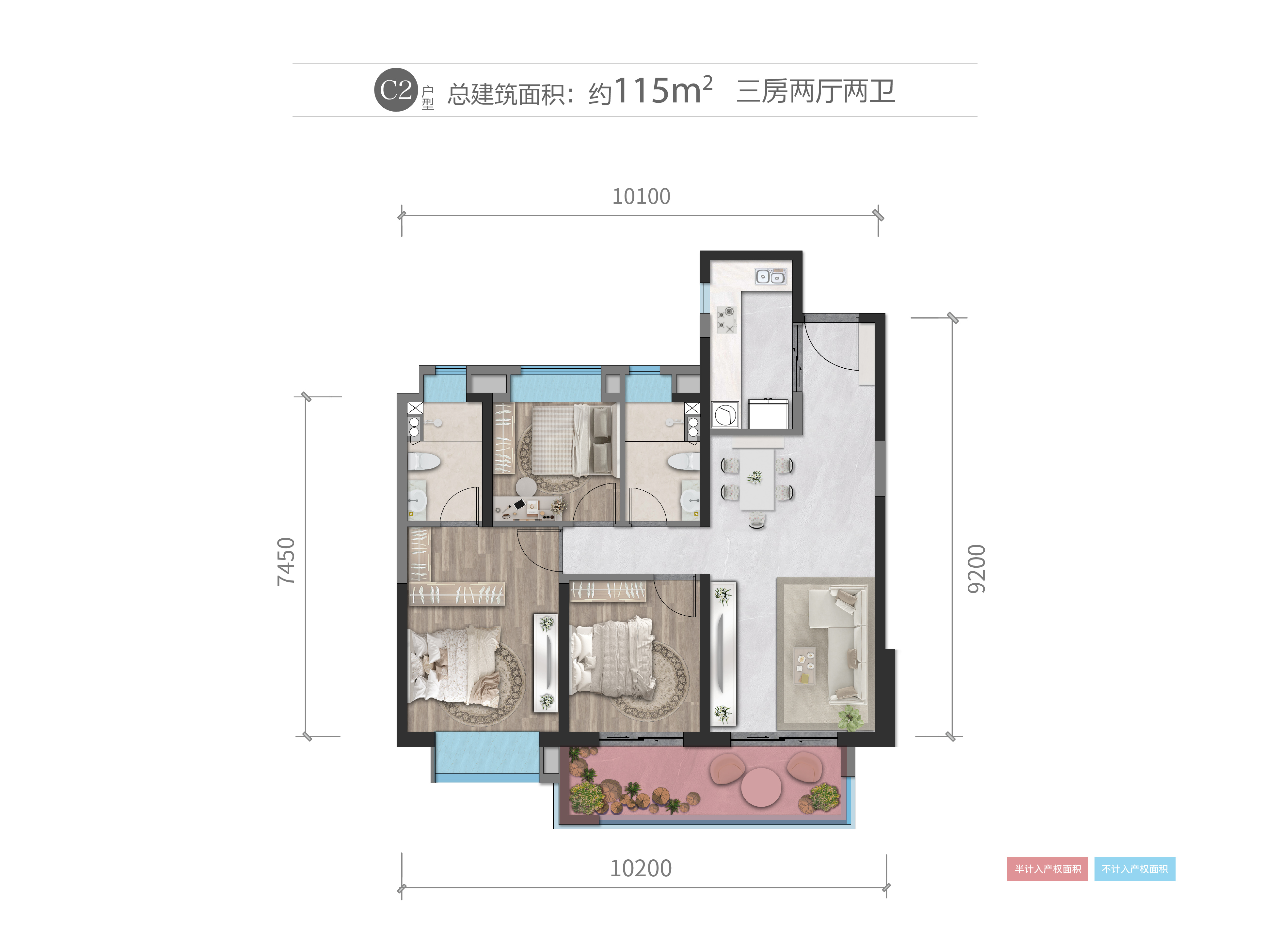 C2-115户型